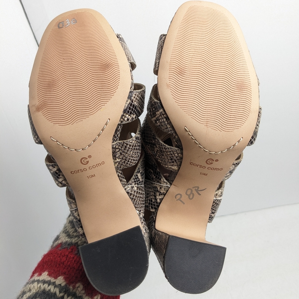 Corso Como leather heeled sandals - Picture 12 of 16